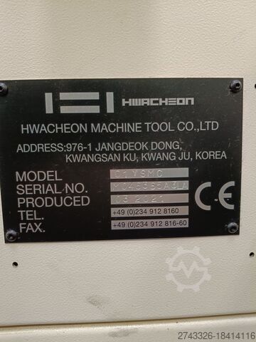 Cnc turning and milling center HWACHEON C1 YSMC con FANUC 0i TF
