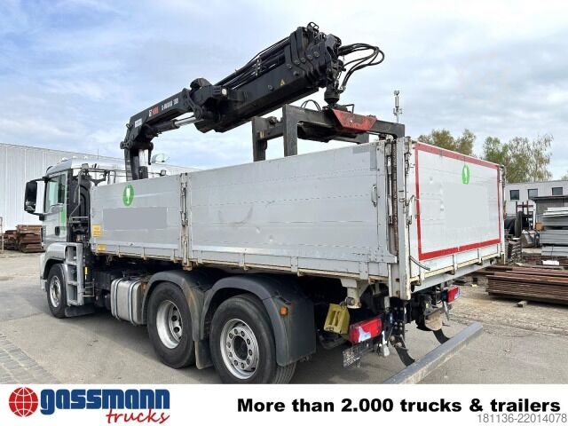 Tipper truck MAN TGS 26.460 6x2-4 BL, Intarder, Lenk/Lift, Navi,