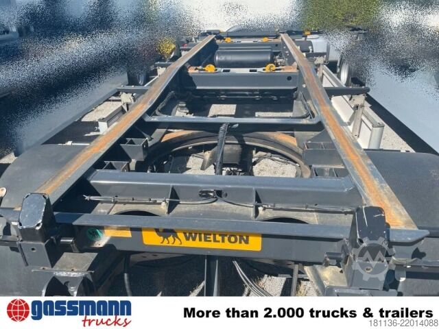 Roll off trailer Wielton PS2H-M3, Schlittenabrollanhänger bis 7,00 m