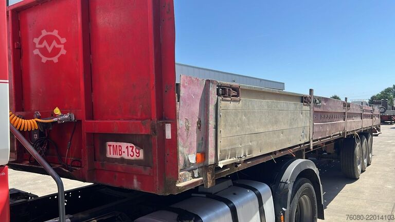 Flatbed Groenewegen DRO 12 27 (TAMBOURS / DRUM BRAKES / BELGIAN TRA...