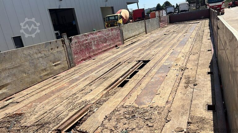 Flatbed Groenewegen DRO 12 27 (TAMBOURS / DRUM BRAKES / BELGIAN TRA...