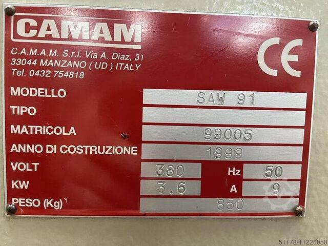 1999 Camam Kopfbürstenmaschine Camam SAW 91