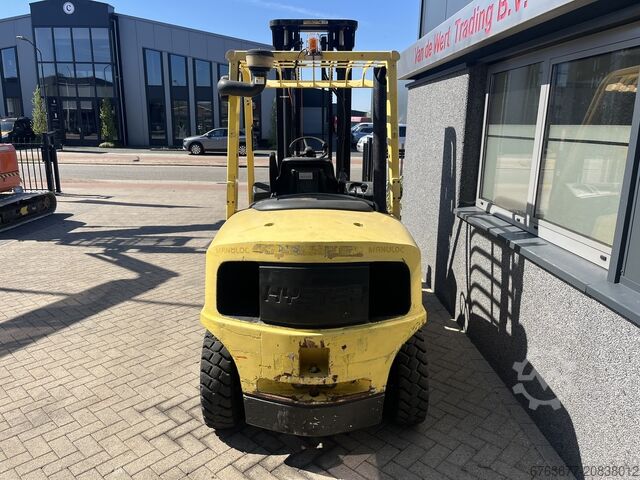 Gabelstapler Hyster H4.50XM Duplo 400 mit Seitenschub/Gabelversteller, Perkins Diesel HYSTER H 4.50 XM