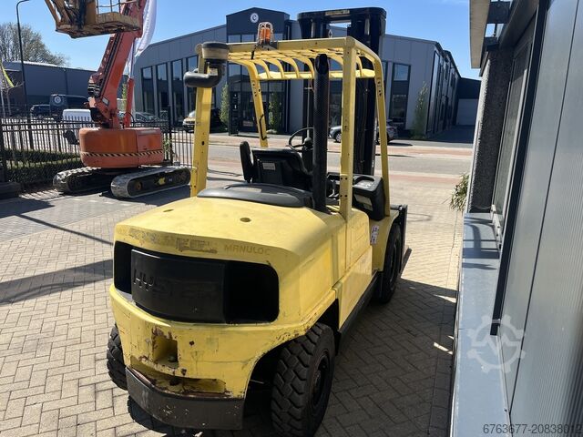 Gabelstapler Hyster H4.50XM Duplo 400 mit Seitenschub/Gabelversteller, Perkins Diesel HYSTER H 4.50 XM