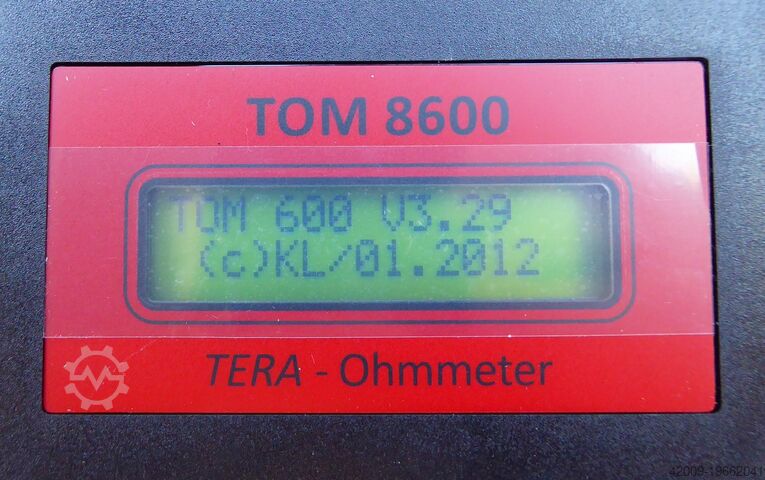 TERA Ohmmeter ESD Prüfset ESD-PROTECT TOM 8600