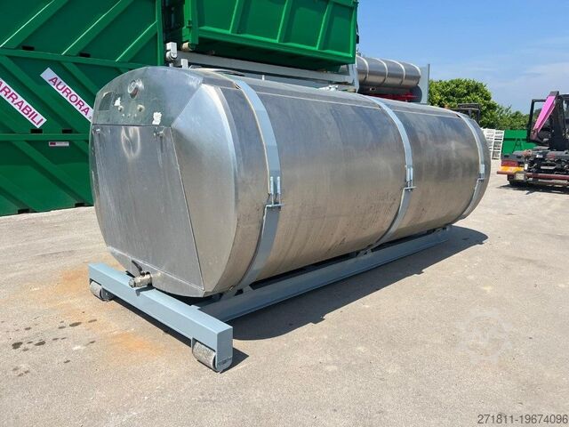 Abrollcontainer CISTERNA USATA SCARRABILE IN ACCIAIO
