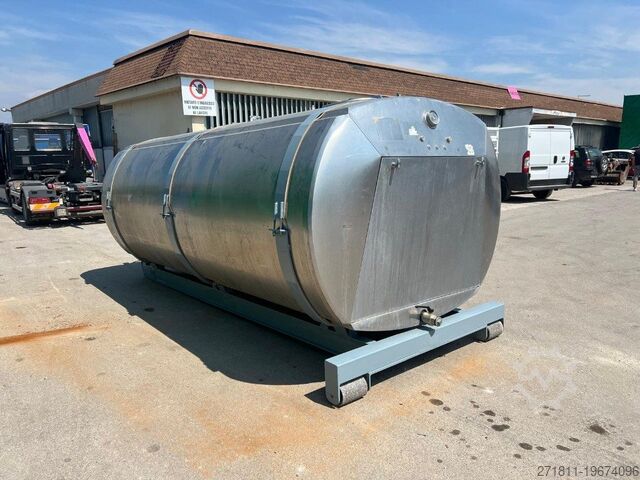 Abrollcontainer CISTERNA USATA SCARRABILE IN ACCIAIO