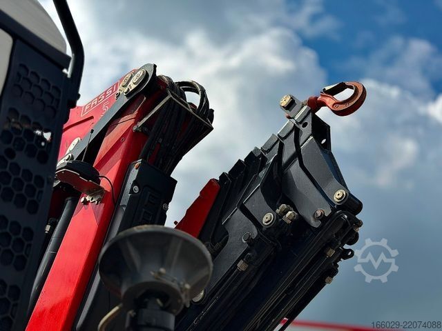 Dreiseitenkipper LKW MAN 18.430 TGS Kran Fassi F155, Kipper