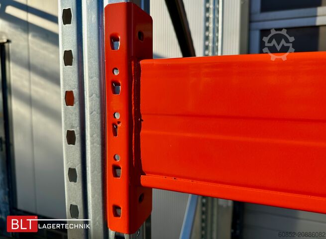 Heavy-duty shelf ca. 14 lfm. Palettenregale H: 500cm Fachlast: 4500 kg , 60 Palettenplätze