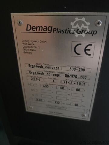 Spritzgießmaschine Demag Ergotech 50/370-200