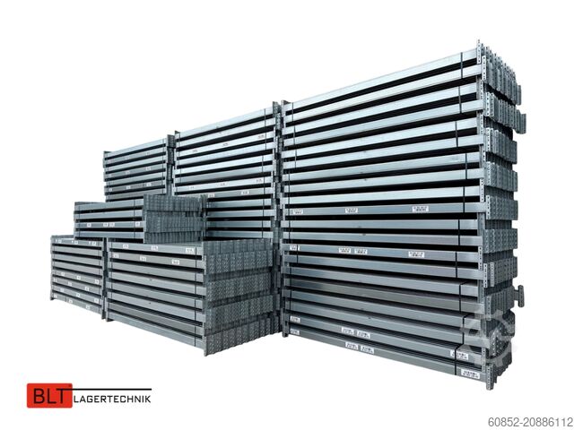 Heavy-duty shelf ca. 14 lfm. Dexion P90 Palettenregale H:6,5m Fachlast: 2400kg Schwerlastregale