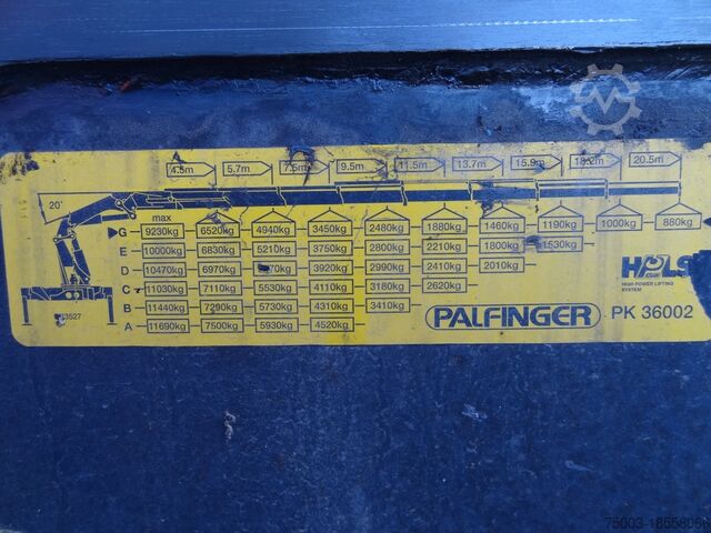 LKW mit Pritsche (offen) Iveco EuroTrakker 260E31 6X4 Palfinger 36002