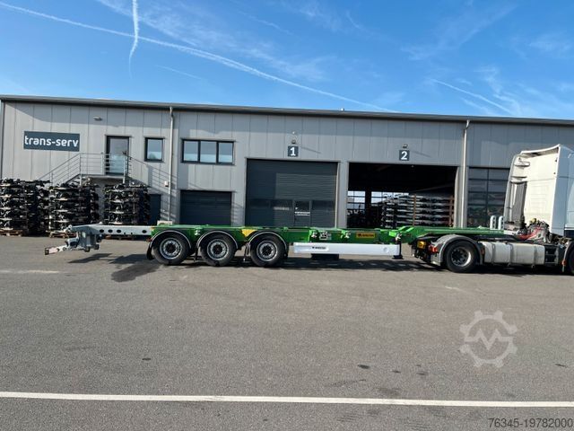 Swap body semitrailer WIELTON Multichassis Fahrgestell 45,40HC,40, 2x20