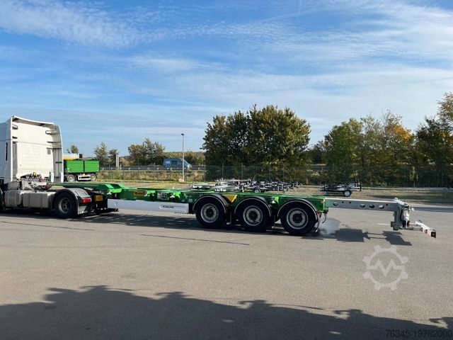 Swap body semitrailer WIELTON Multichassis Fahrgestell 45,40HC,40, 2x20