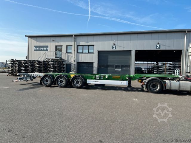 Swap body semitrailer WIELTON Multichassis Fahrgestell 45,40HC,40, 2x20