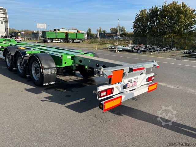 Swap body semitrailer WIELTON Multichassis Fahrgestell 45,40HC,40, 2x20