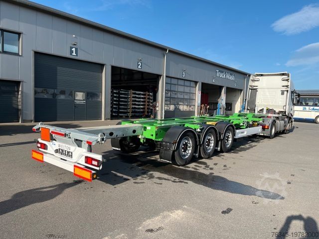 Swap body semitrailer WIELTON Multichassis Fahrgestell 45,40HC,40, 2x20