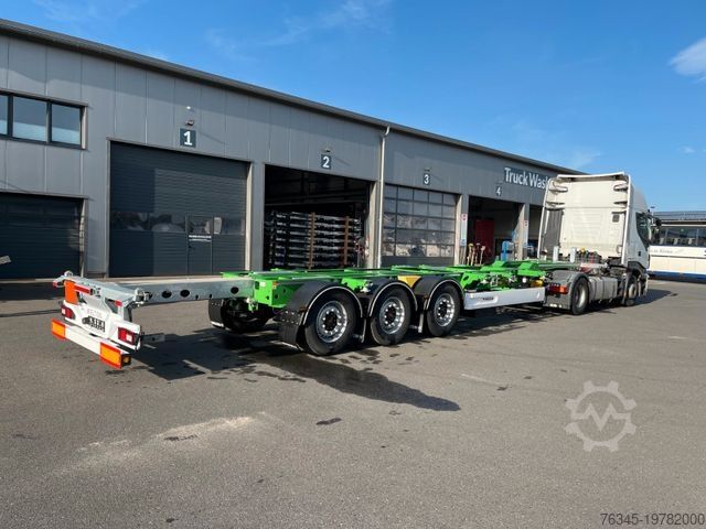 Swap body semitrailer WIELTON Multichassis Fahrgestell 45,40HC,40, 2x20