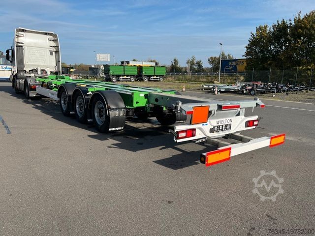 Swap body semitrailer WIELTON Multichassis Fahrgestell 45,40HC,40, 2x20