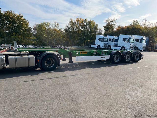 Swap body semitrailer WIELTON Multichassis Fahrgestell 45,40HC,40, 2x20