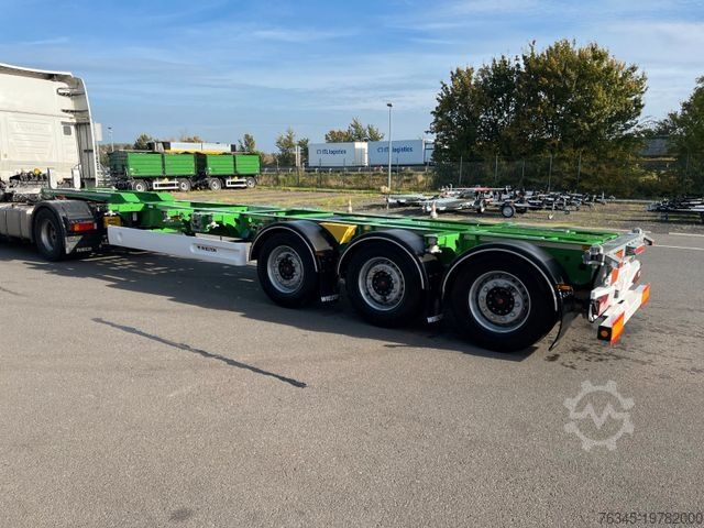 Swap body semitrailer WIELTON Multichassis Fahrgestell 45,40HC,40, 2x20