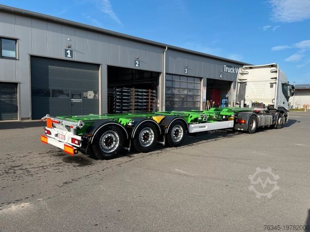 Swap body semitrailer WIELTON Multichassis Fahrgestell 45,40HC,40, 2x20
