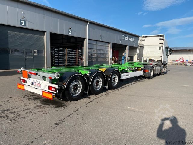 Swap body semitrailer WIELTON Multichassis Fahrgestell 45,40HC,40, 2x20