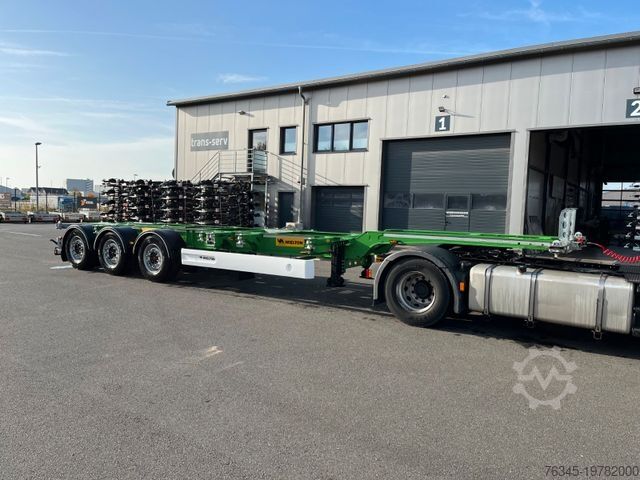 Swap body semitrailer WIELTON Multichassis Fahrgestell 45,40HC,40, 2x20