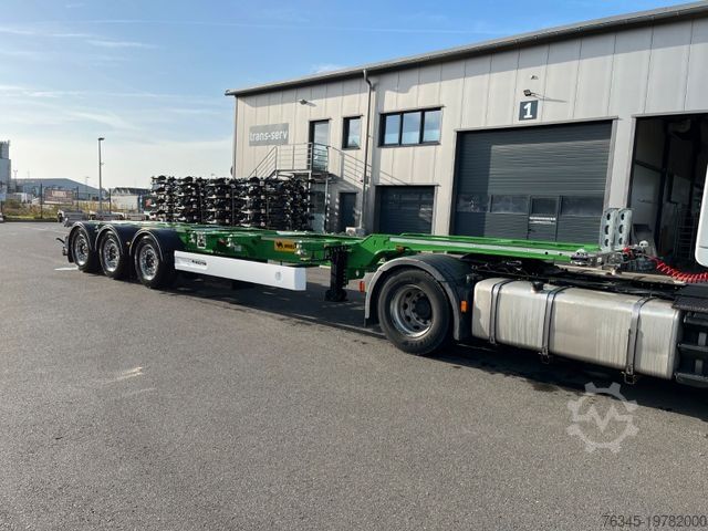 Swap body semitrailer WIELTON Multichassis Fahrgestell 45,40HC,40, 2x20