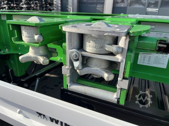 Swap body semitrailer WIELTON Multichassis Fahrgestell 45,40HC,40, 2x20