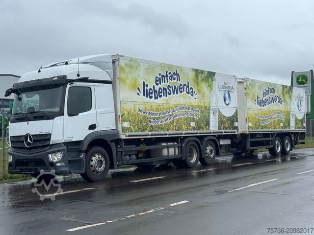 Beverage truck MERCEDES-BENZ ACTROS 2540 L/ 2 x LBW / LENKACHSE / KOMPLETTZUG