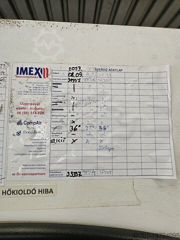Oil-free screw compressor CompAir  D75HRS-10A 75kw 11,4m3/min 10bar oil-free