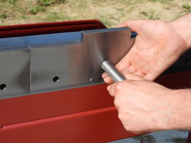 Schwenkbiegemaschine Prod-Masz Abkantbank mit Segmenten Segmentabkantbank 1,4m/1.5  Klavierbank