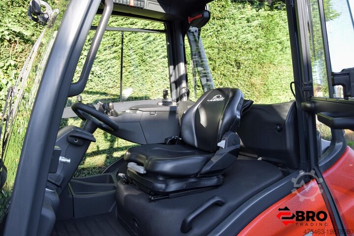 Vierrad-Gabelstapler Linde H50D 1204 Triplex 482 UUR!!