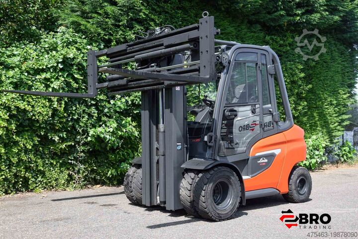 4 wheel forklift Linde H35D-01 Triplex (1202)