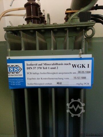 Transformer 200 KVA - 6000 Volt Kentler und Co. KG DSA200/10