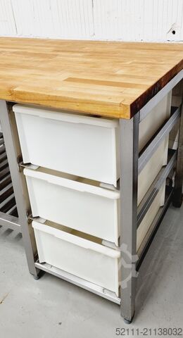 Arbeitstisch Köhler AT 3500 mit Buchenholzplatte