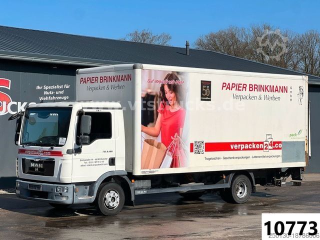 Transporter mit Koffer MAN TGL 8.180 4x2 Euro6 Koffer mit Ladebordwand