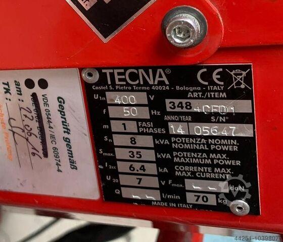 Spot welding machine welding station TECNA 3484