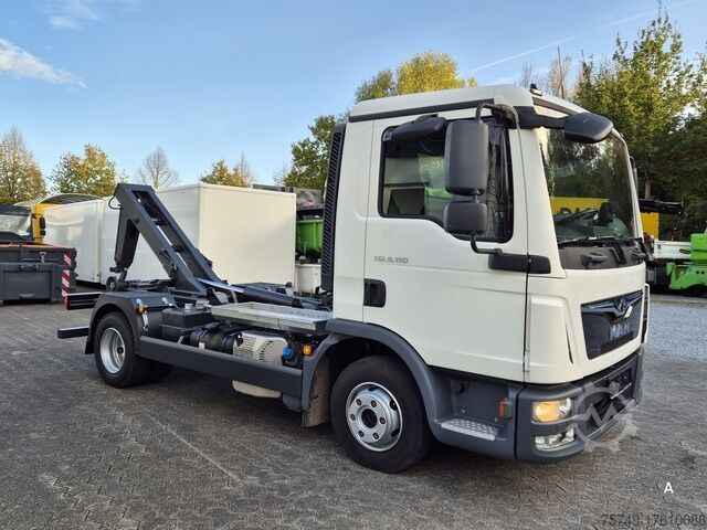 Telehoist load lugger van man TGL 8.190 BL City Abrollkipper Aut., 2 x AHK sofort verfügbar!
