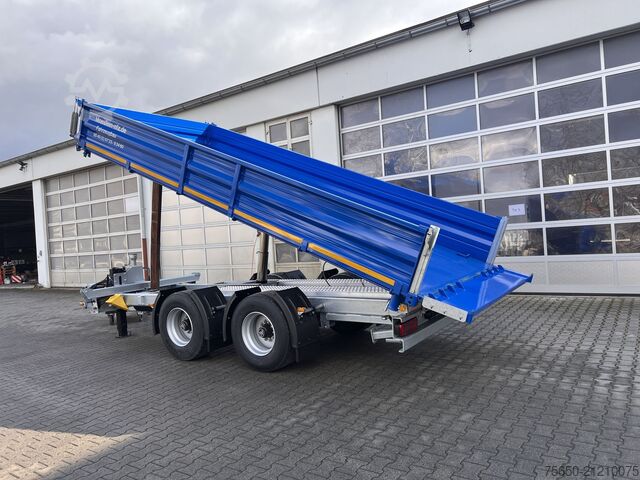Kippanhänger Möslein TTD 19 B  neuer 19 t Tandemkipper- Tieflader hydraulischer Klappe