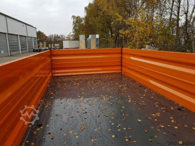Kippanhänger Möslein TTD13- BA Orange  13 t Tandem Kipper Tiefladermit Bordwand- Aufsatz-- Neufahrzeug --