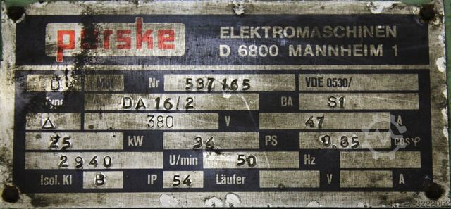 Frequenzumformer 133 V 200 Hz 35 kVA Perske 35DW16/6