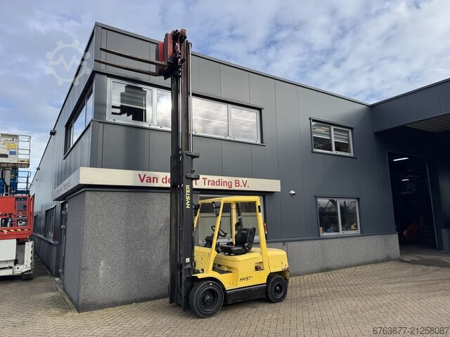 Hyster H3.00XM Duplex 460, sideshift / Cascade fork positioner, Perkins Diesel 2004 HYSTER H3.00XM Duplo 460 Sideshift / Cascade Vorkversteller Perkins Diesel 2004