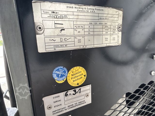 Praxair PF400 + ESAB 360 CV Arc Spray Praxair ESAB Praxair PF400 + ESAB 360 CV Arc Spray