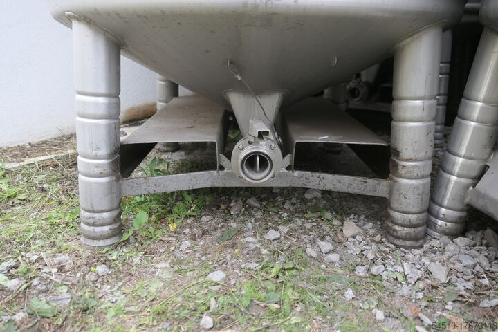 1000 ltr. Edelstahl-Transportbehälter  
