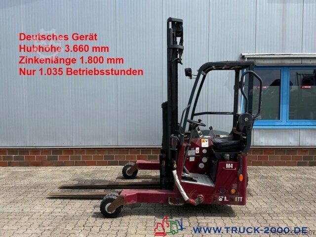 Forklift Moffett Mitnahmestapler M4 20.1 Duplex Mast 3.66 m 2.0t.