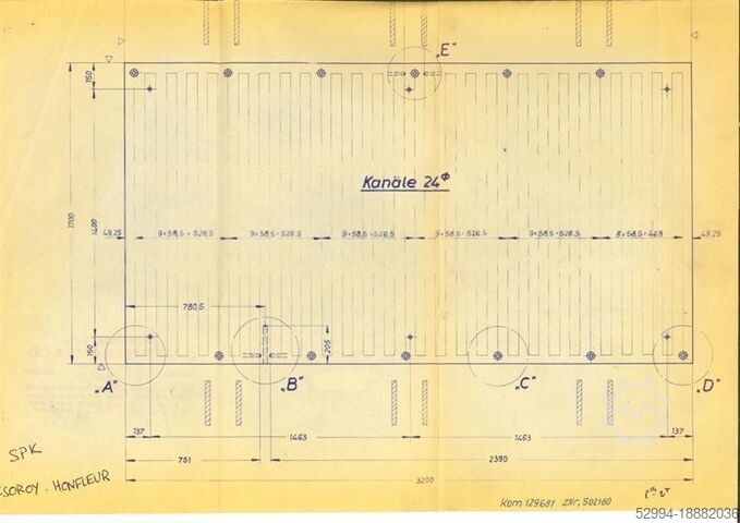 4 column single action presses Siempelkamp panel press 470 ton