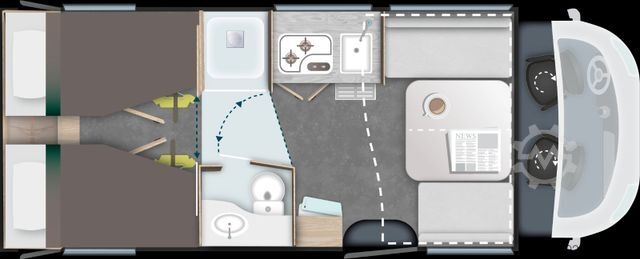 Teilintegriertes Wohnmobil CHAUSSON 797 Sweet Line *MJ26*Xenon*Lithium*Arctic*Navi