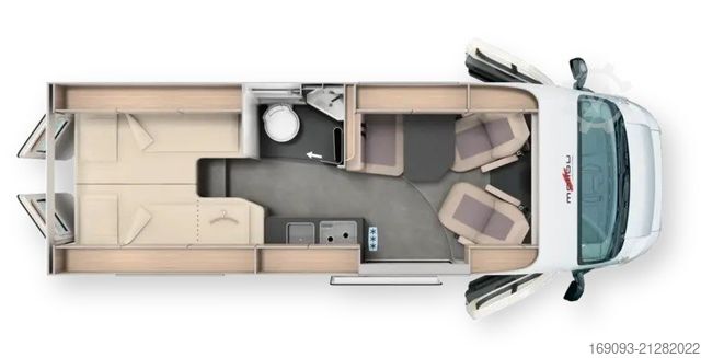 Kastenwagen Wohnmobil / Campervan MALIBU Relax 640 LE R *MJ26*Markise+LED*Doppelboden*DAB